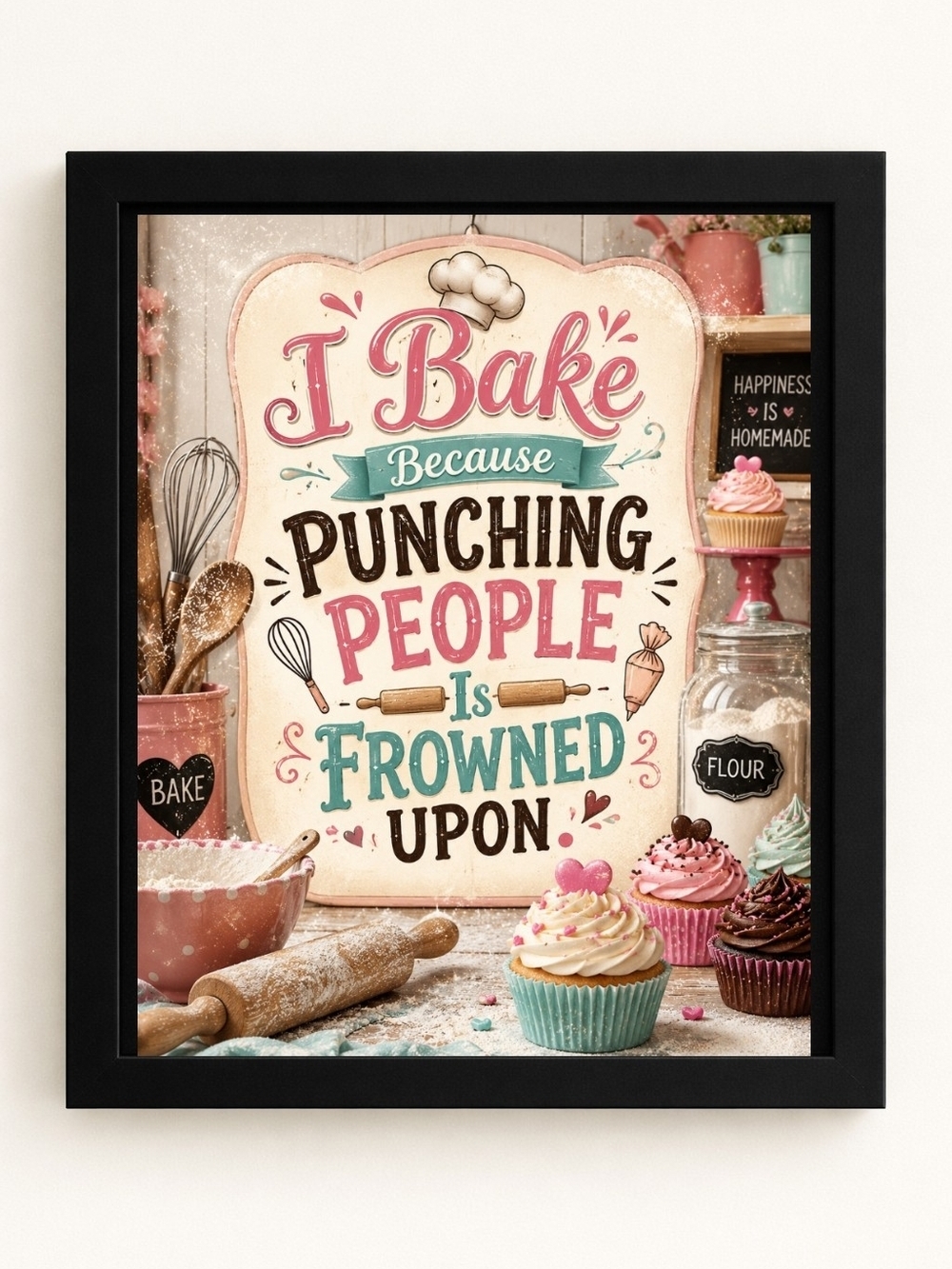 Humorous Baking A.i. Art Print - 8x10 Frame